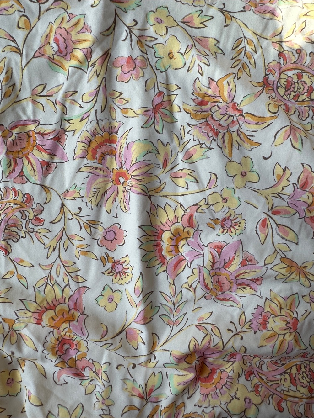 Billabong Floral Long-Sleeve One-Piece Swimsuit - Cream & Pink - Picture 3 of 3